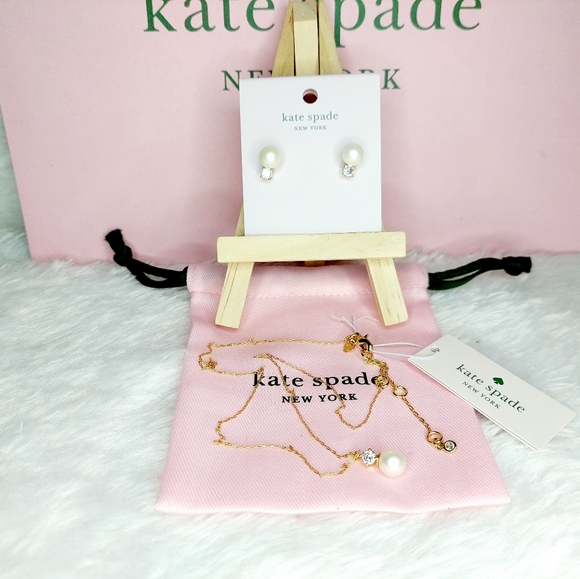 🎀 Kate Spade pearls of wisdom jewelry set - Picture 7 of 7